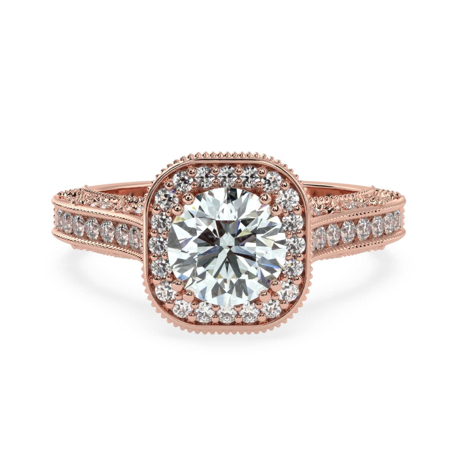 1.63 Carat G Color VS1 Clarity Diamond Studded Natural Diamond Ring.